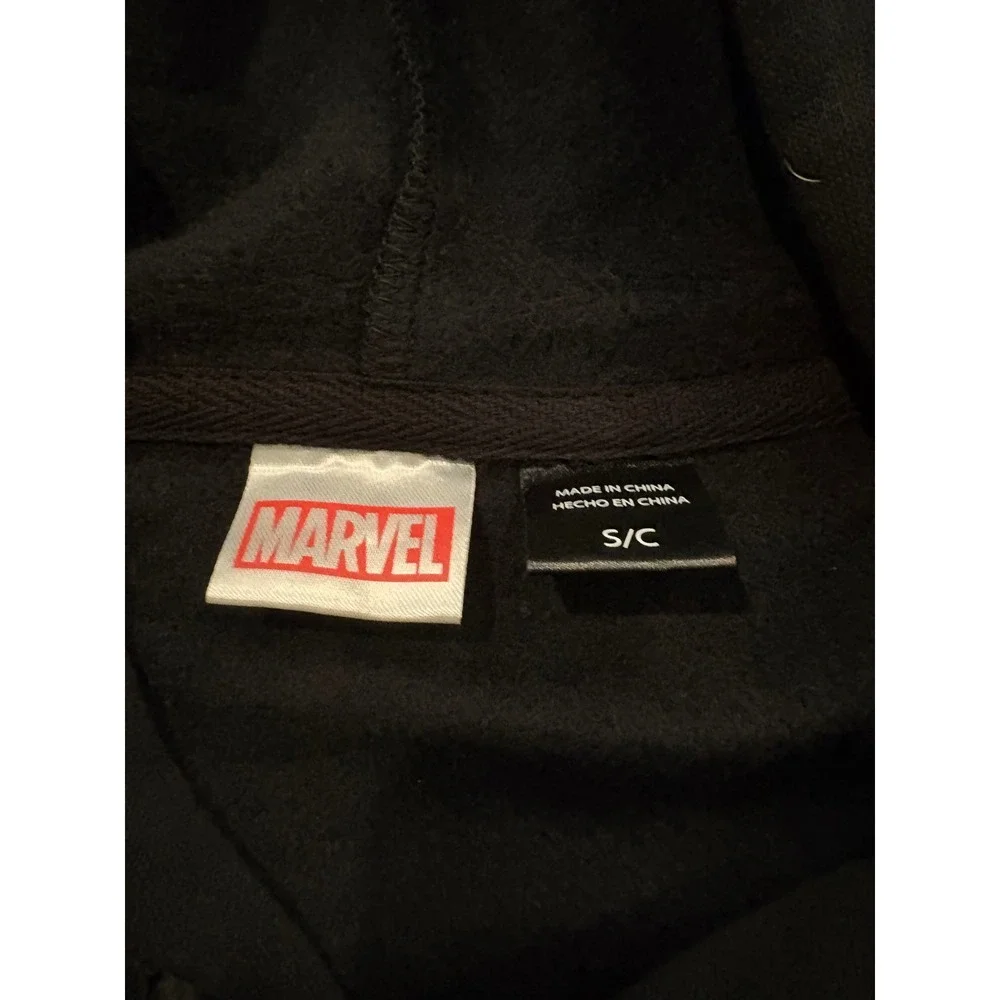 Marvel The Amazing Spider-Man Hoodie‎ Black Graphic Pullover Men's Small NWT